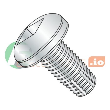 Newport Fasteners Thread Cutting Screw, 1/4"-20 x 3/4 in, Zinc Plated Steel Pan Head Square Drive, 2000 PK 735578